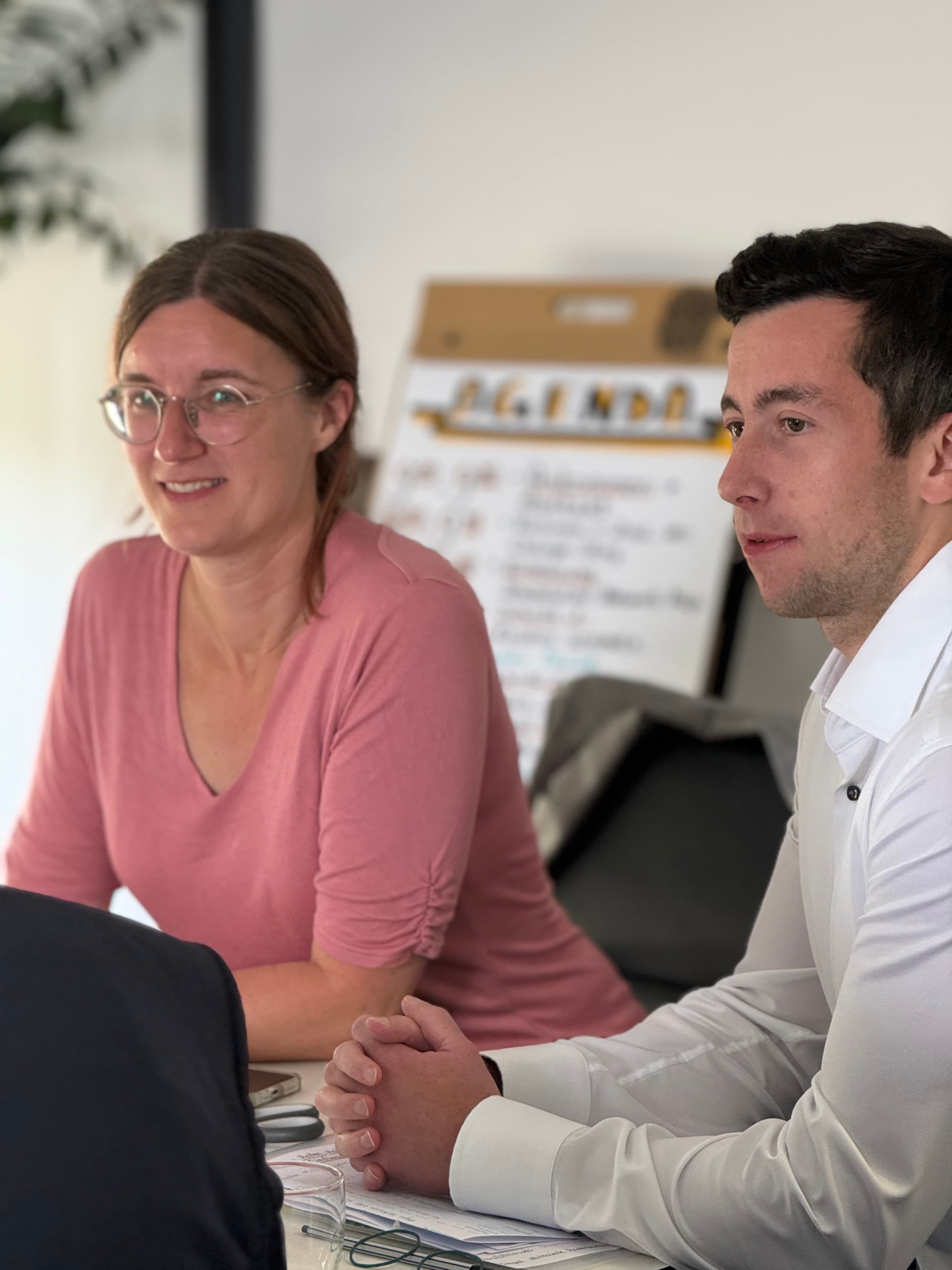 Marina Riedel und Michael Ringtunatus im Workshop