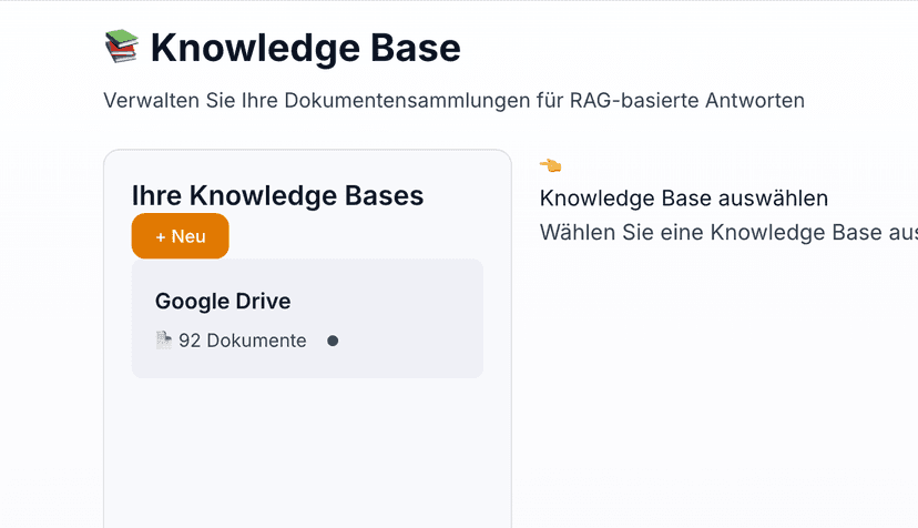 Knowledge Base – Screenshot