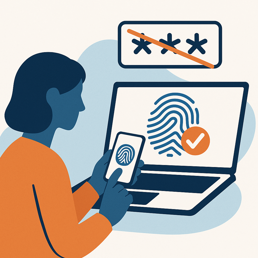 Beitragsbild Passwortlose Authentifizierung